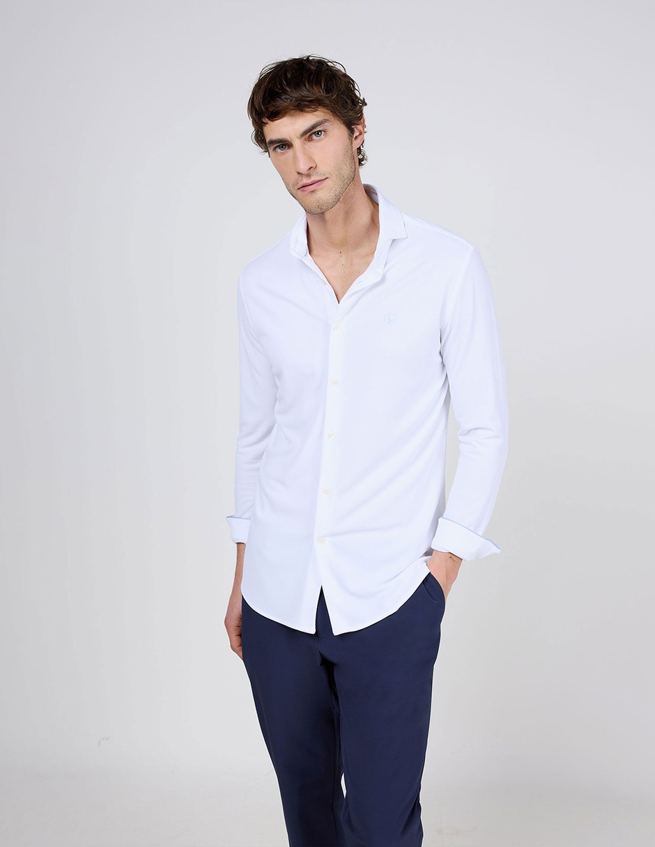 CAMISA EL GANSO 1050S260079, G, BLANCO