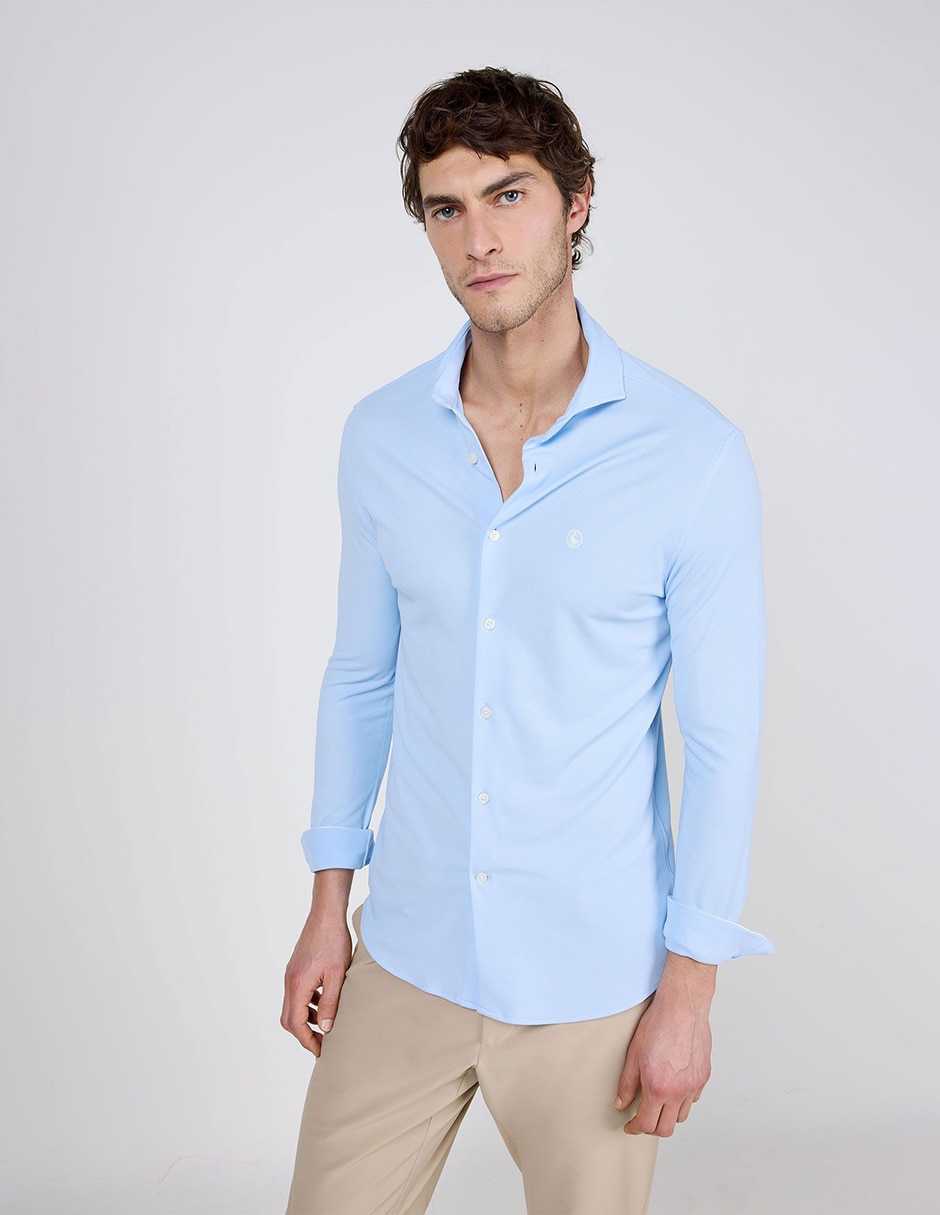 Camisa casual manga larga para hombre Camisa casual manga larga para hombre
