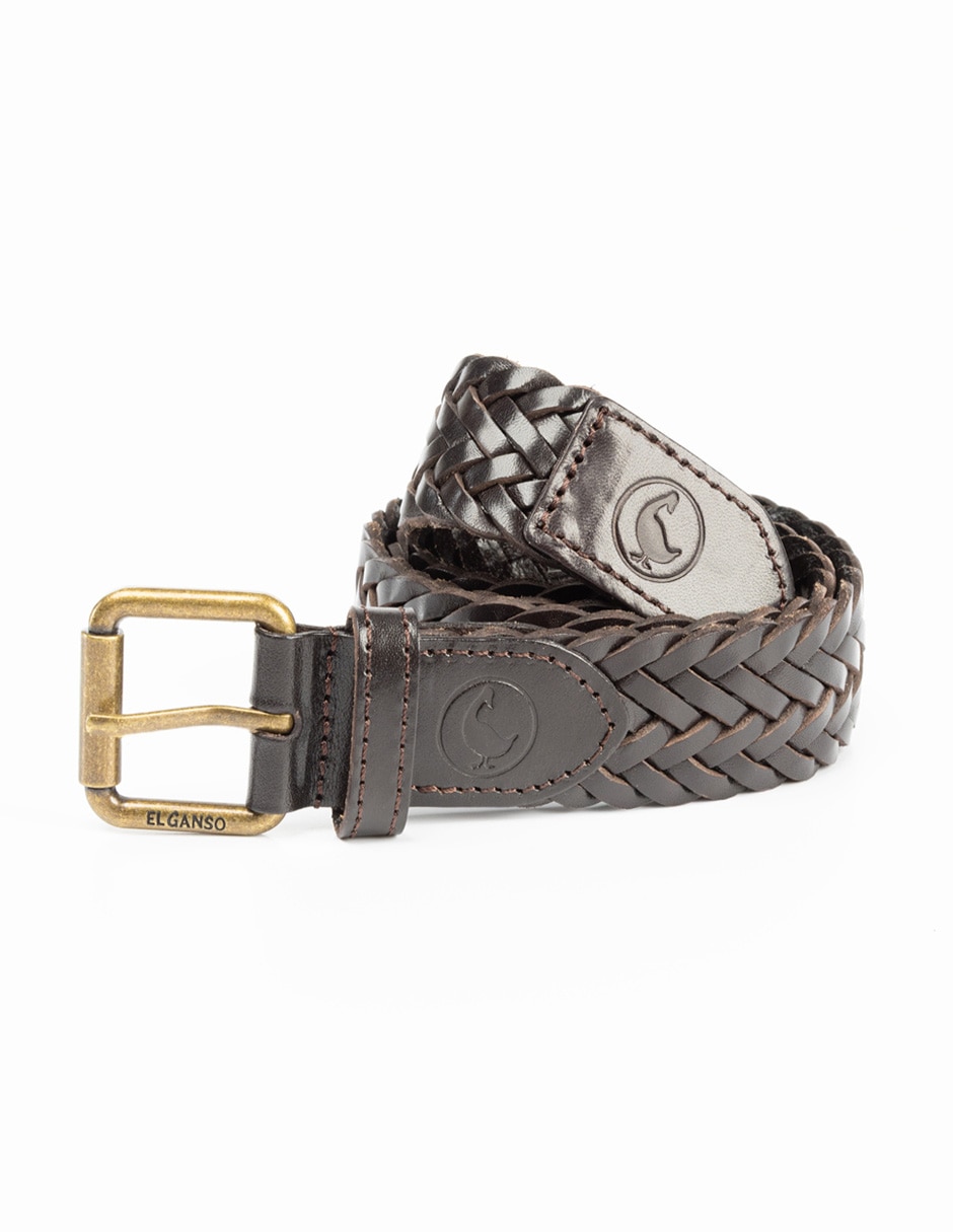 Cinturón de piel bovino para hombre