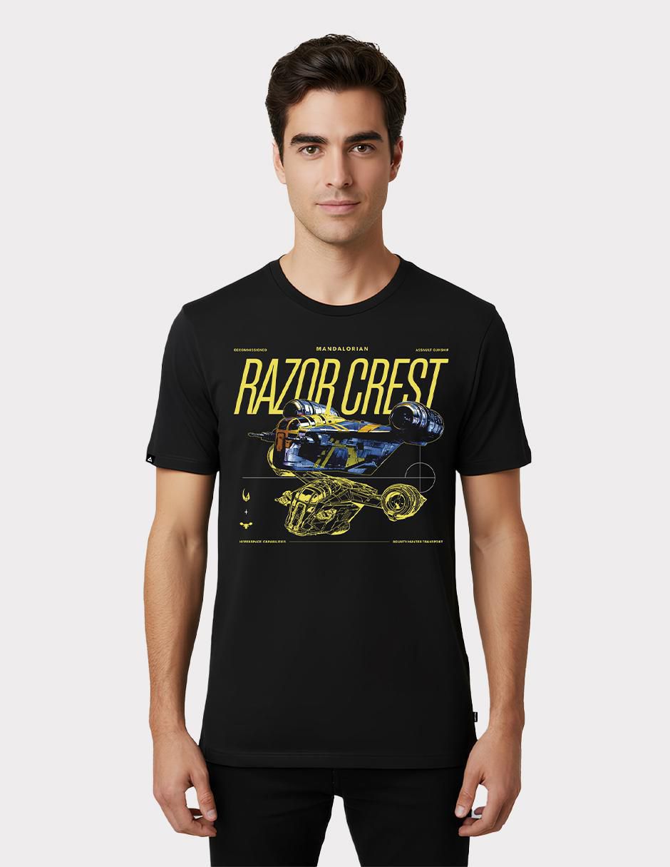 Playera The Mandalorian cuello redondo para hombre