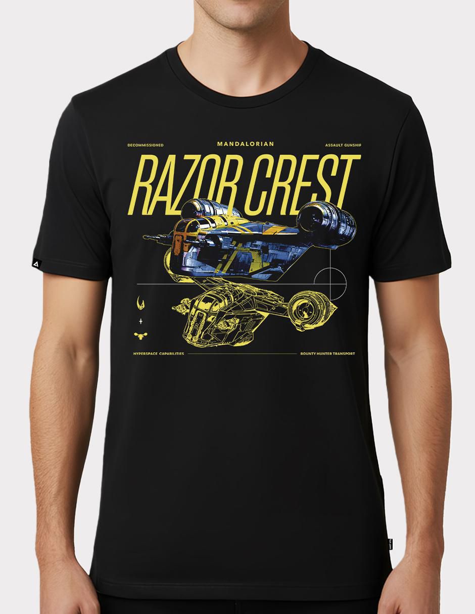 Playera The Mandalorian cuello redondo para hombre 2