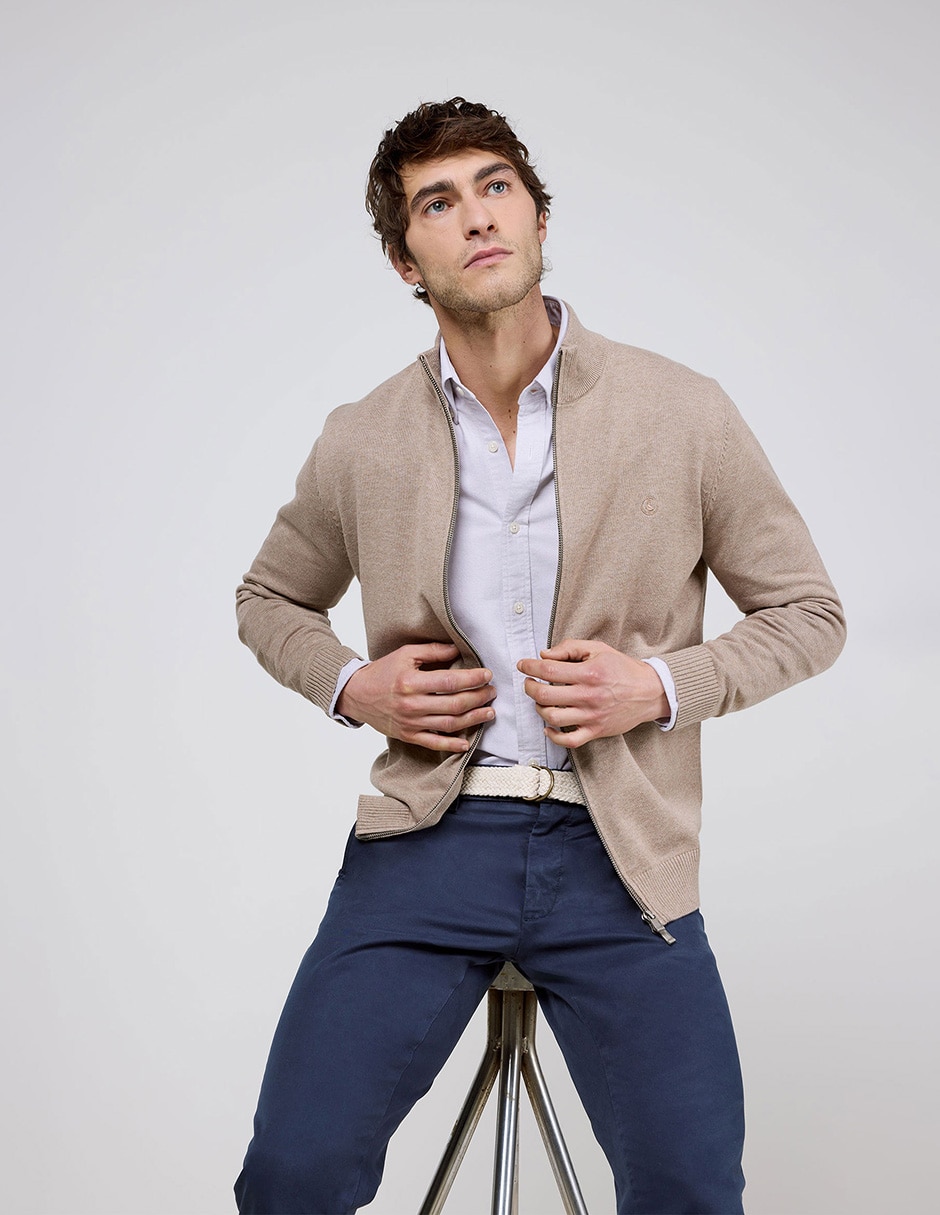 Suéter cuello redondo para hombre 2