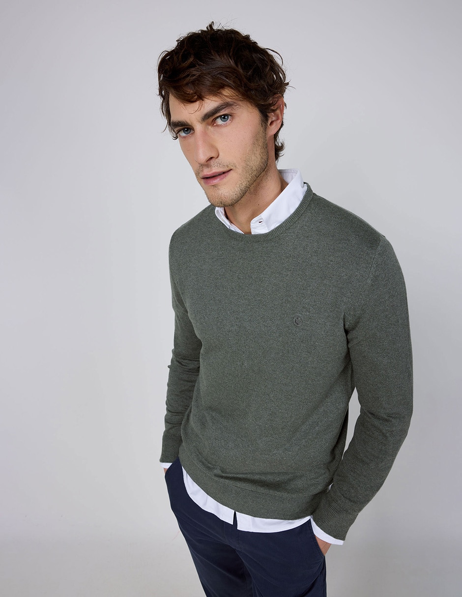 Suéter cuello redondo para hombre 3