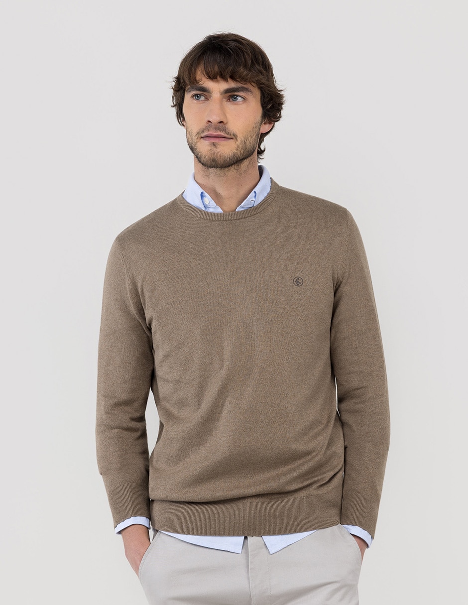 Suéter cuello redondo para hombre