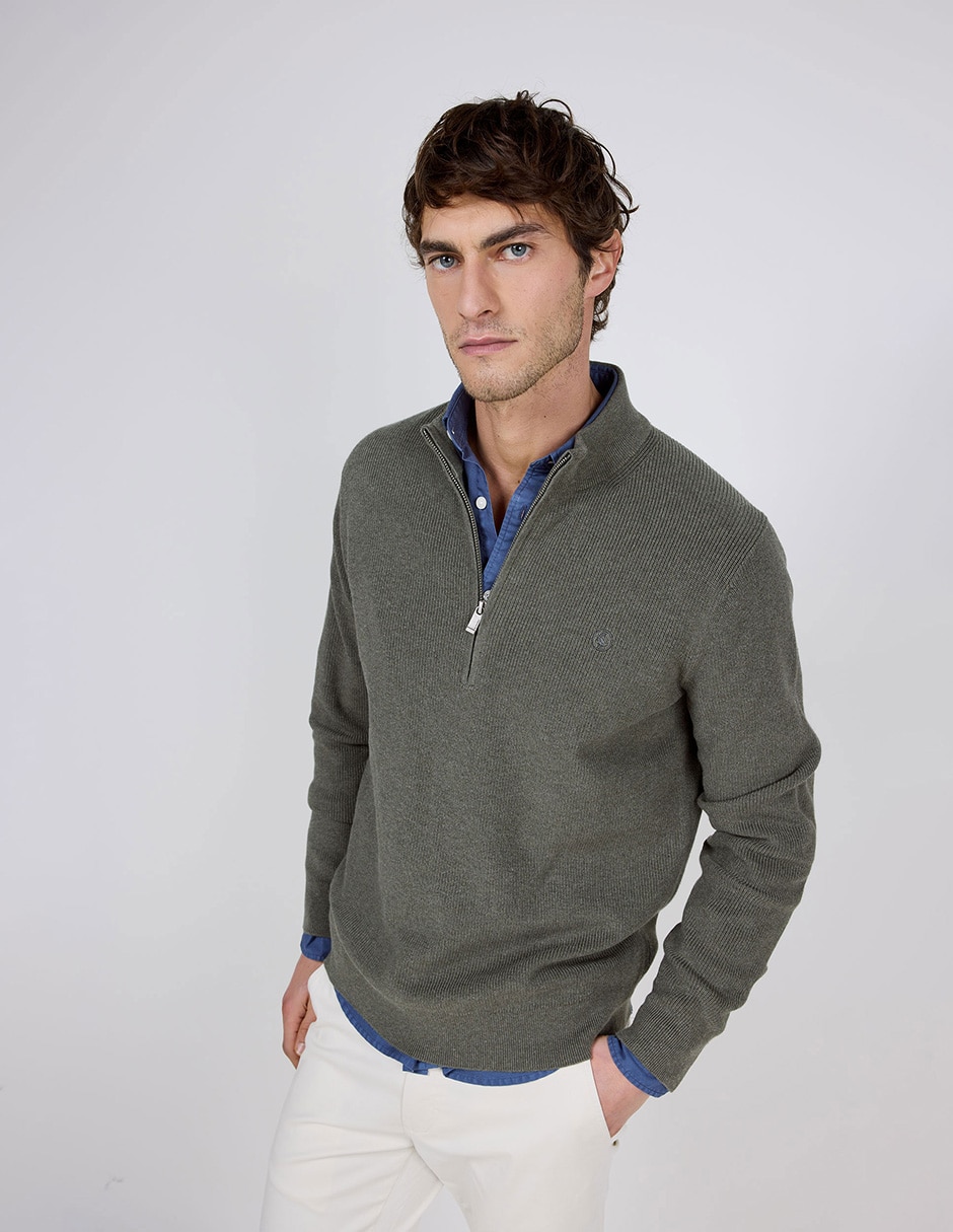 Suéter cuello alto para hombre