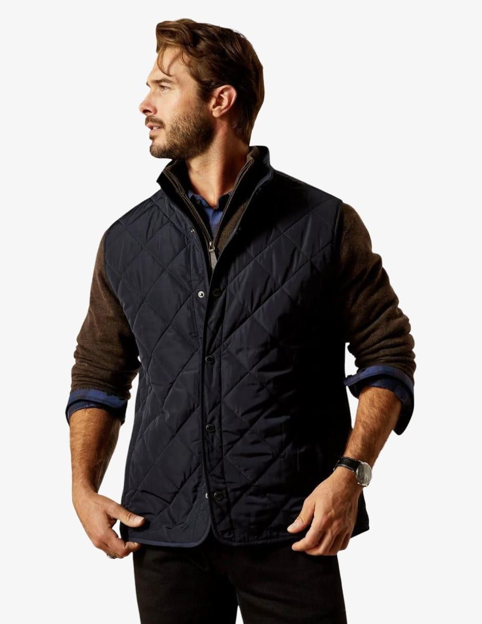 Chaleco impermeable con bolsillos para hombre 1
