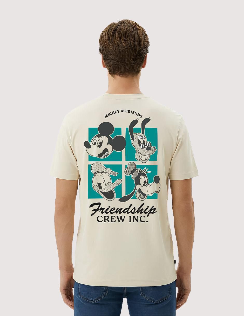 Playera Mickey & Friends cuello redondo para hombre 3
