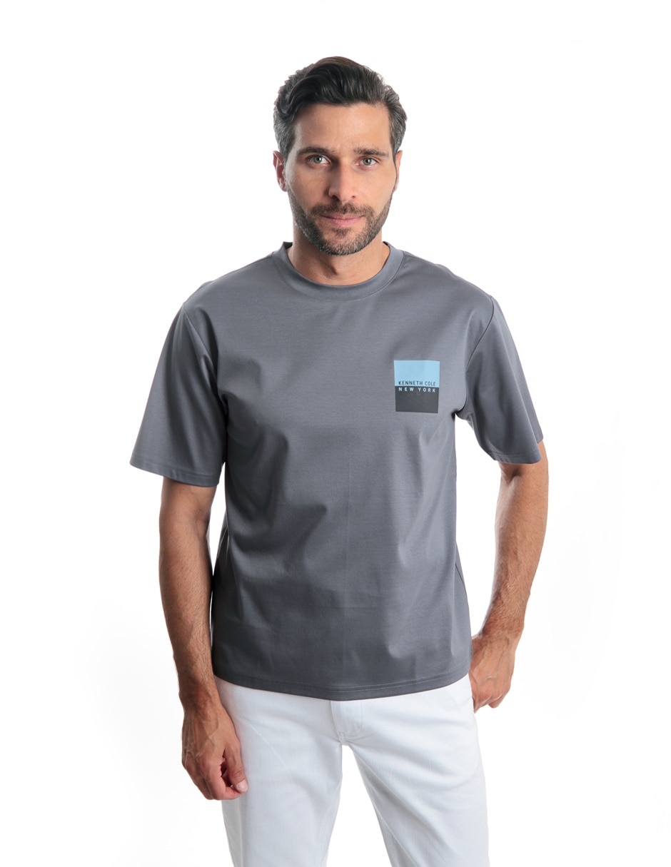 Playera cuello redondo para hombre