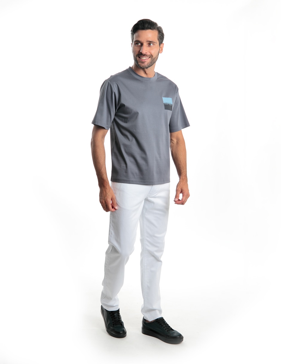 Playera cuello redondo para hombre 3