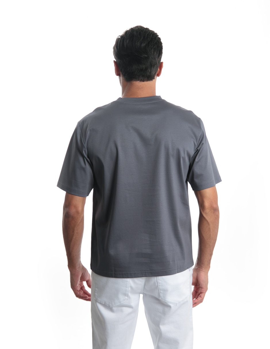 Playera cuello redondo para hombre 4