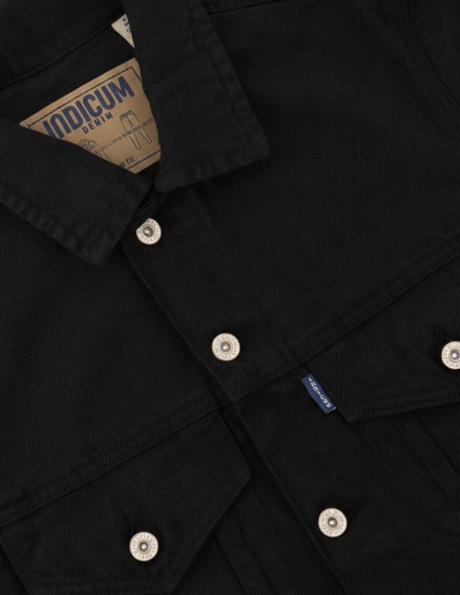 Set chamarra denim de mezclilla con bolsillos para hombre 2