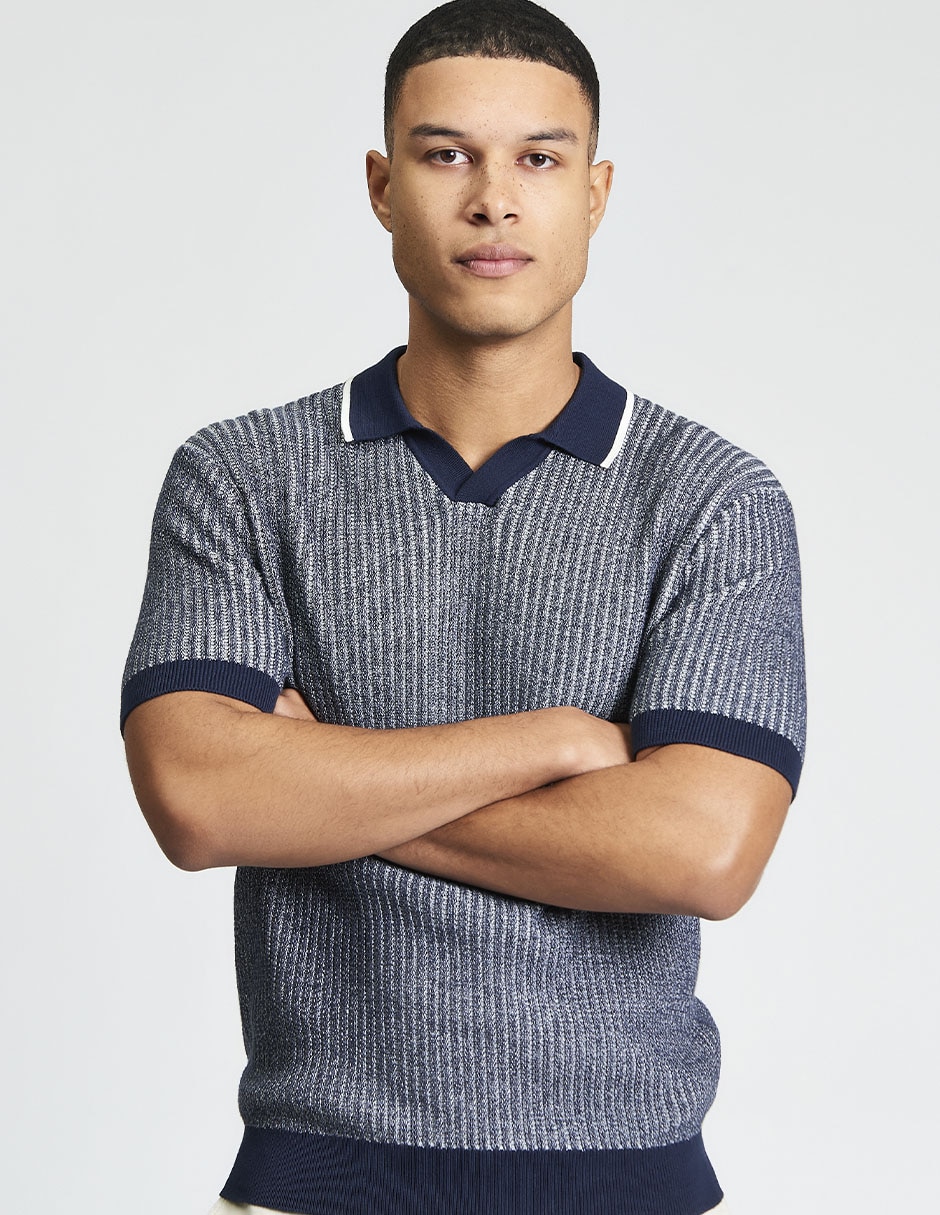Playera tipo polo para hombre