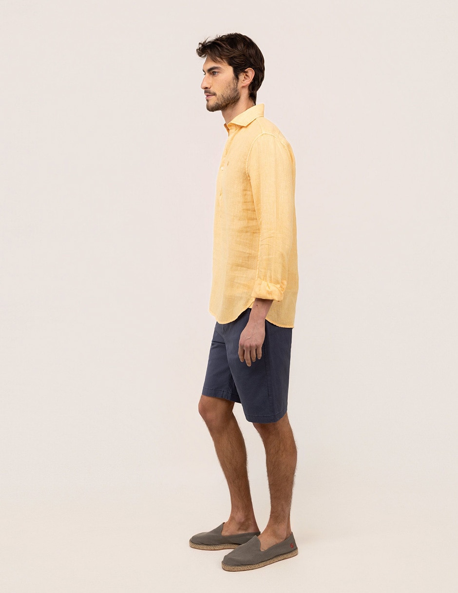 CAMISA EL GANSO 1050, G, NARANJA CLARO